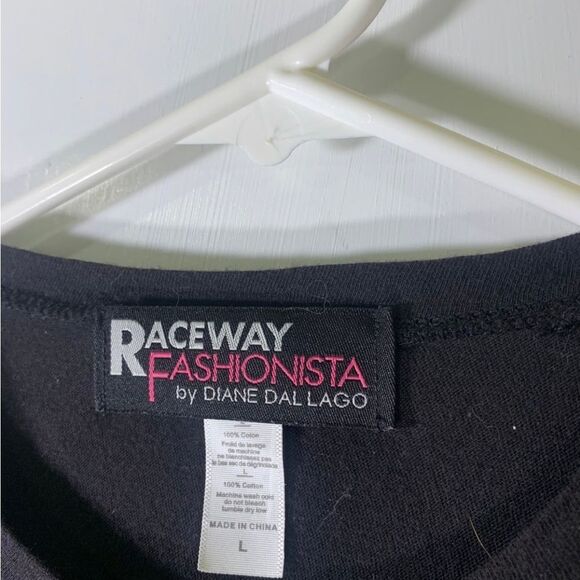 Raceway Fashionista Large‎ Black Shirt - Picture 3 of 4